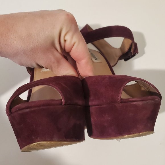 Steve Madden Jillyy Suede Platform Heels - Picture 3 of 12